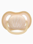 Светящаяся соска-пустышка анатомическая, силикон, от 6 мес., «Колоски», бежевая 10682433
