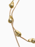 Колье цепочка «барокко», 2 яруса, цвет золото - фото 68180093