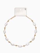 Бусы «Жемчуг. Майорика прямоугольник», белые в золоте - фото 68180113