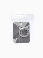 Зажим для платка «Круг», белый в серебре - фото 68180127