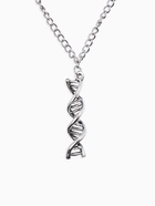 Кулон на цепочке «ДНК», цвет чернёное серебро - фото 68180179