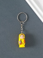 Брелок для ключей на кольце дерево «Матрёшка», 3.3×1.8×1.6 см, МИКС - фото 120970620