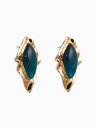 Серьги акрил «Ромб ажур», голубой в золоте - Фото 2