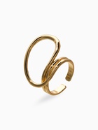 Кольцо металл «Спираль», цвет золото, безразмерное - фото 68180245