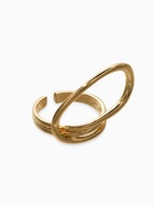 Кольцо металл «Спираль», цвет золото, безразмерное - фото 68180246