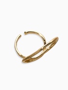 Кольцо металл «Спираль», цвет золото, безразмерное - фото 68180247