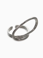Кольцо металл «Спираль», цвет серебро, безразмерное - фото 68180249