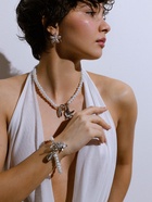 Набор 2 предмета: бусы. браслет «Жемчуг. Звезда», L=18/42 см, №6, белый в серебре  (артикул 10936549)  большой выбор товаров оптом и в розницу по низким ценам с доставкой