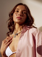 Набор 2 предмета: бусы. браслет «Жемчуг. Ракушка», L=18/42 см, №8, белый в серебре  (артикул 10936552)  большой выбор товаров оптом и в розницу по низким ценам с доставкой