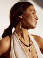 Серьги висячие «Жемчужные капли», белые в золоте  (артикул 10936607)  большой выбор товаров оптом и в розницу по низким ценам с доставкой