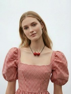 Кулон на шнурке «Парочка вишен», красный - фото 809458362