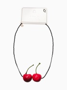 Кулон на шнурке «Парочка вишен», красный - фото 809458365