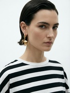 Серьги висячие «Краб», цвет золото - фото 68180334