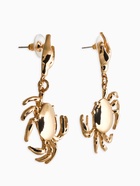 Серьги висячие «Краб», цвет золото - фото 68180335