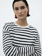 Серьги со съёмными подвесками «Сердца вытянутые», красные в золоте - фото 68180342