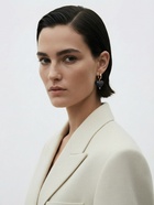 Серьги с подвесками «Вечернее сердце», чёрные в золоте - фото 68180360