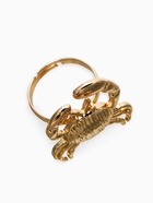 Кольцо «Краб», металл, безразмерное, цвет золото - фото 68180367