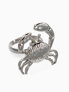 Кольцо «Краб», металл, безразмерное, цвет серебро - фото 68180370