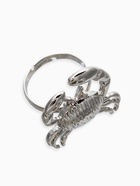 Кольцо «Краб», металл, безразмерное, цвет серебро - фото 68180371