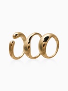 Набор колец «Новый стиль. Минимализм линий», 3 шт. размер МИКС, цвет золото - фото 68180389