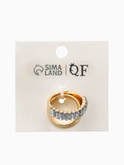 Набор колец «Новый стиль. Дорожка», 3 шт. размер МИКС, белый в золоте - Фото 6