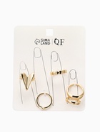 Набор колец «Новый стиль. Сердечки», 5 шт. размер МИКС, цвет золото - Фото 6