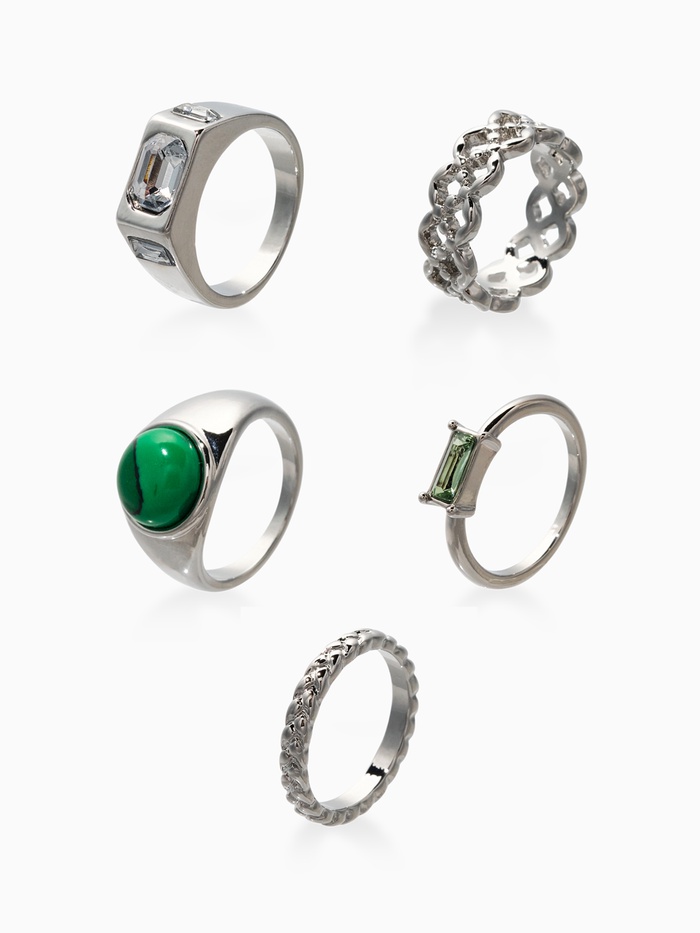 Набор колец 5 шт 