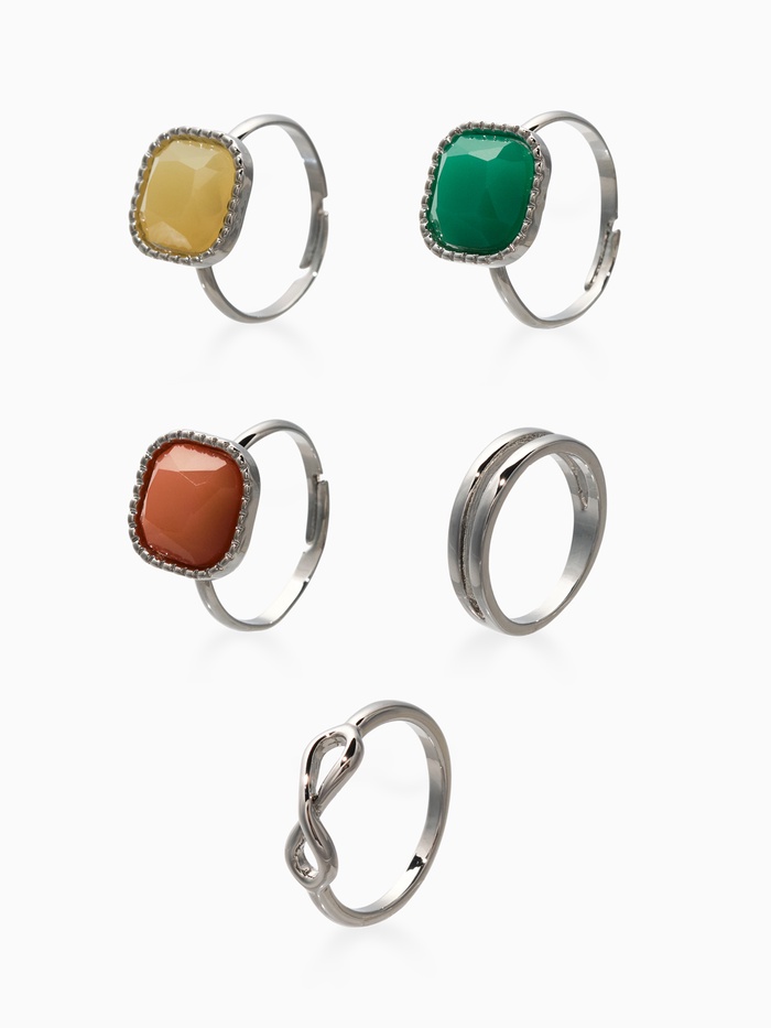 Набор колец 5 шт 