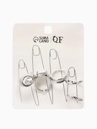 Набор колец «Новый стиль. Жемчуг», 5 шт. размер МИКС, белый в серебре - Фото 7