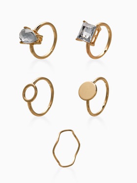 Набор колец 5 шт 