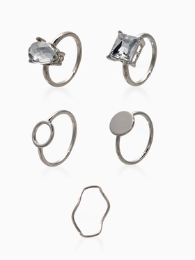 Набор колец 5 шт 