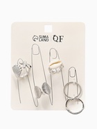 Набор колец «Новый стиль. Море», 5 шт. размер МИКС, белый в серебре - Фото 7