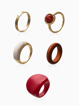 Набор колец 5 шт 