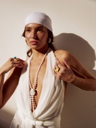 Набор колец «Новый стиль. Ракушки», 5 шт. размер МИКС, цветные в золоте - Фото 6