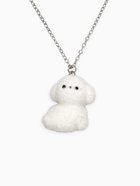 Кулон детский «Выбражулька. Собака», белый в серебре - фото 68180554