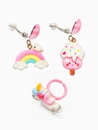 Набор детских украшений «Выбражулька. Единорог», сладости, 3 предмета: клипсы, кольцо, бусы - фото 68180572