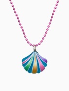 Набор детских украшений «Выбражулька. Ракушка», 2 предмета: кулон, пусеты, разноцветный - фото 68180584