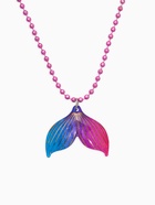 Набор детских украшений «Выбражулька. Хвост русалки», 2 предмета: кулон, пусеты, разноцветный - фото 68180591