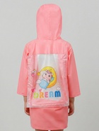 Дождевик детский, рост 100-110, розовый - Фото 4