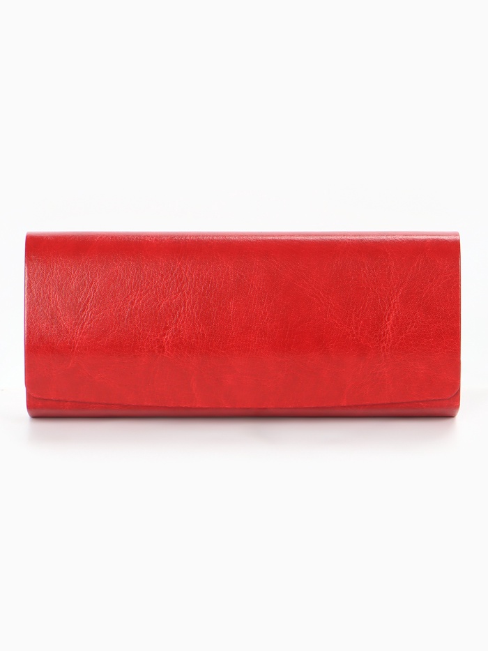 Футляр для очков на магните, 15.5×3.3×6 см, красный - Фото 1