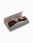 Футляр для очков на магните, 15.5×3.3×6 см, серый - Фото 6