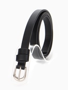 Ремень женский, пряжка металл, 1 прокол, 1.4×105 см, чёрный - Фото 2