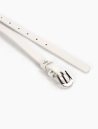 Ремень женский, пряжка металл, 1.4×105 см, белый - Фото 7