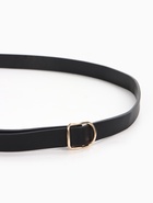 Ремень женский, 1.8×105 см, золотистая пряжка, чёрный  (артикул 10943948)  большой выбор товаров оптом и в розницу по низким ценам с доставкой