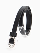 Ремень женский, узкий, 1.4×105 см, металлическая пряжка, чёрный - фото 809458701