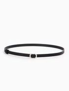 Ремень женский, узкий, 1.4×105 см, металлическая пряжка, чёрный 10943951