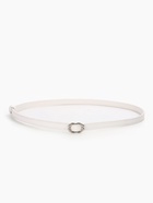 Ремень женский, узкий, 1.4×105 см, металлическая пряжка, белый 10943953