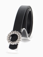 Ремень женский, 2.3×105 см, металлическая пряжка, чёрный - фото 809458704