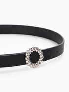 Ремень женский, 2.3×105 см, металлическая пряжка, чёрный 10943954