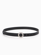 Ремень женский, 2.3×105 см, металлическая пряжка, чёрный 10943954